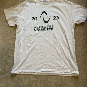 White Athletes Unlimited Pro League T-Shirt